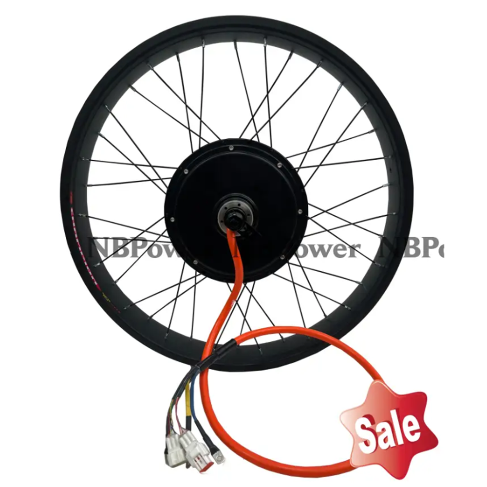 عجلة بمحرك خلفي للدراجة الكهرب - مراجعة 72V 5000W Hub Motor Kit وسعره