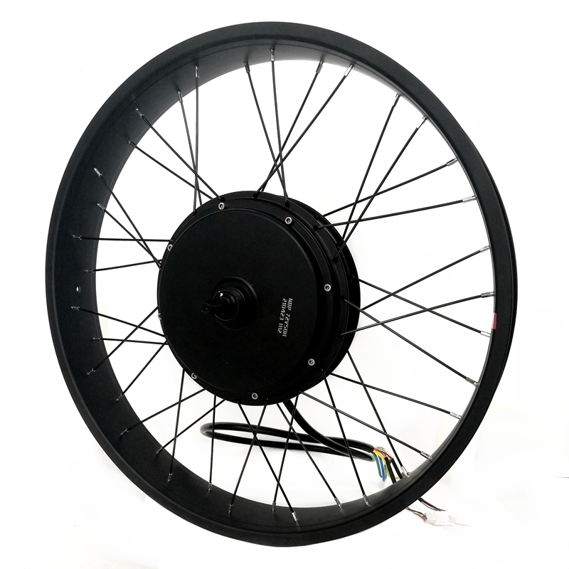 عجلة بمحرك خلفي للدراجة الكهرب - مراجعة 72V 5000W Hub Motor Kit وسعره