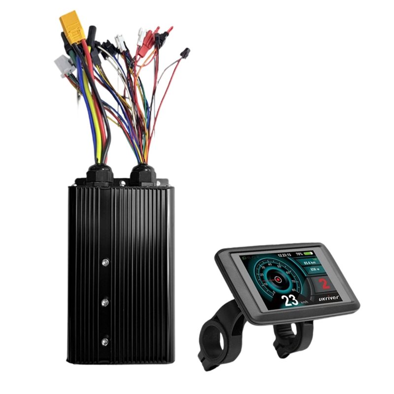 جهاز قياس بشاشة LCD من نوع HOE - مراجعة Sine Wave Controller 48V 72V 80A وسعره