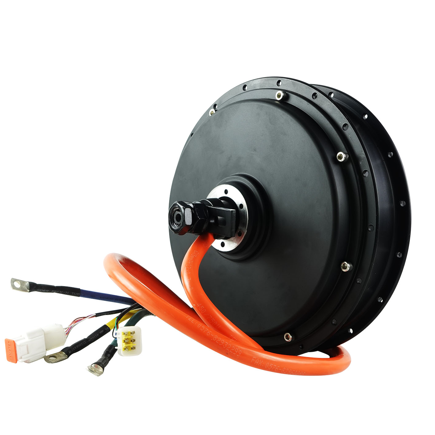 QS محرك بمحور غير فرجوني Ebike - مراجعة 72V 5000W Hub Motor Kit وسعره