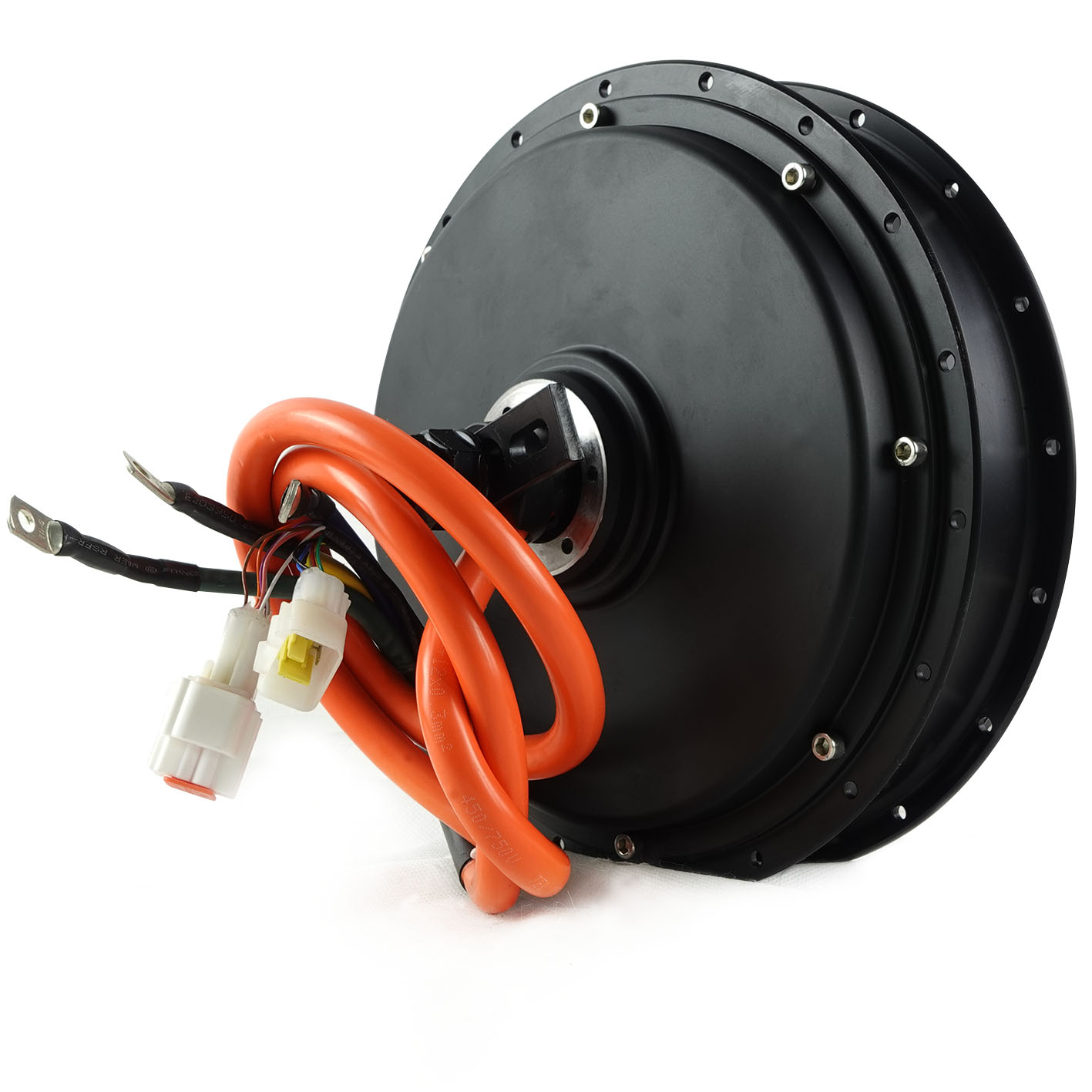QS محرك بمحور غير فرجوني Ebike - مراجعة 72V 5000W Hub Motor Kit وسعره
